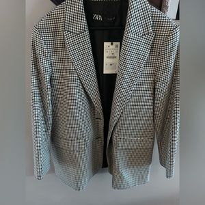 Zara Houndstooth blazer